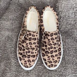 American Eagle Cheetah platform sneakers